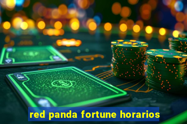 red panda fortune horarios