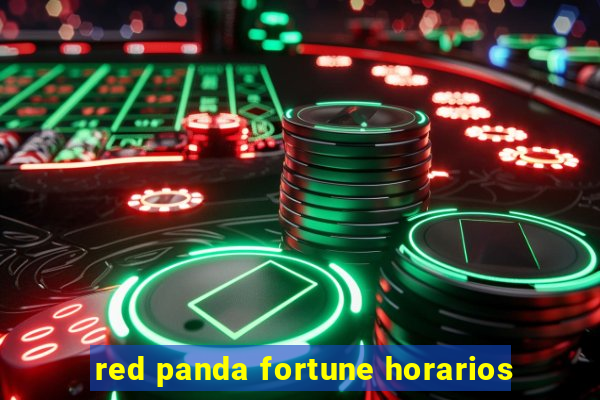 red panda fortune horarios