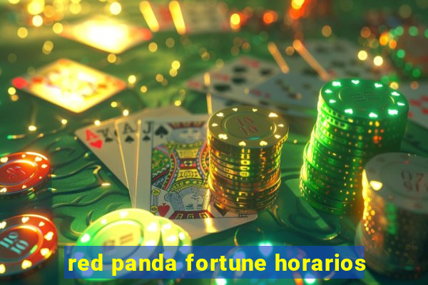 red panda fortune horarios