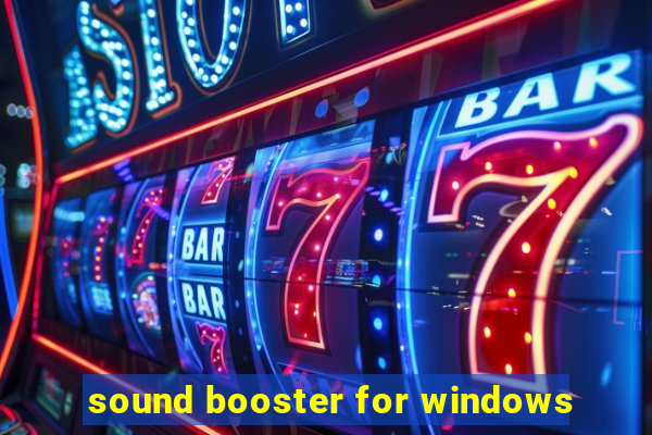 sound booster for windows