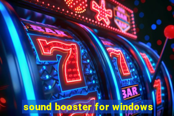 sound booster for windows