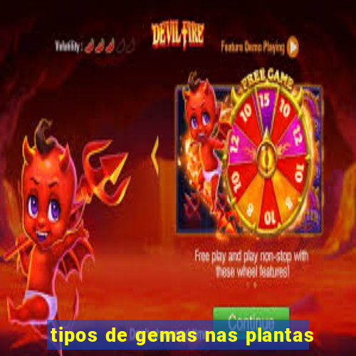 tipos de gemas nas plantas