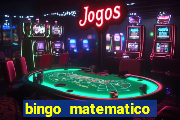 bingo matematico para ensino medio