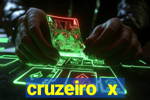 cruzeiro x corinthians palpite