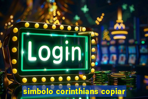 simbolo corinthians copiar