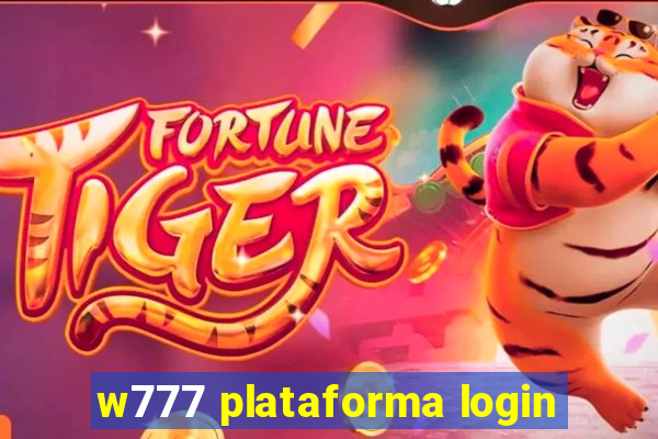 w777 plataforma login