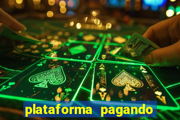 plataforma pagando no cadastro slots