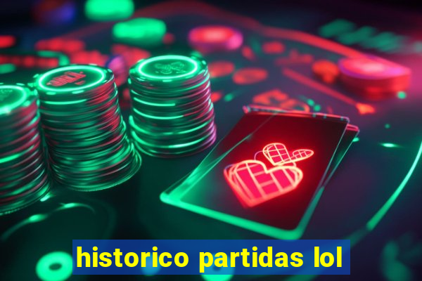 historico partidas lol