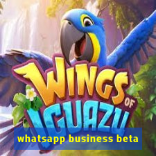 whatsapp business beta