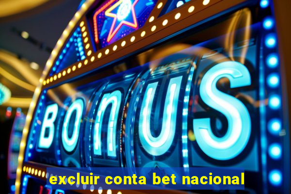 excluir conta bet nacional