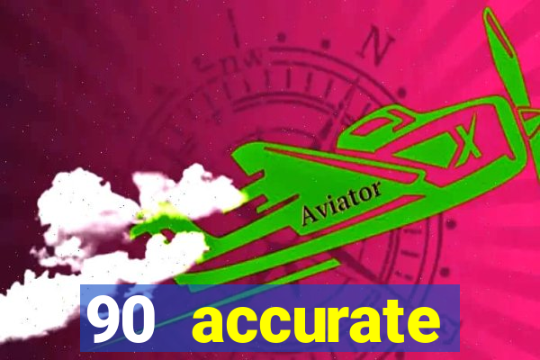 90 accurate football predictions