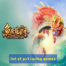 list of ps1 racing games