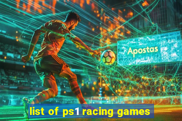 list of ps1 racing games