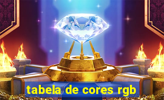 tabela de cores rgb