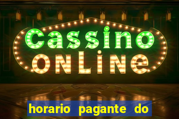 horario pagante do coelho fortune