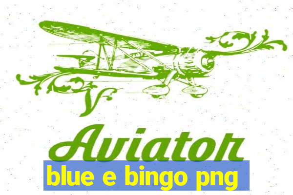 blue e bingo png