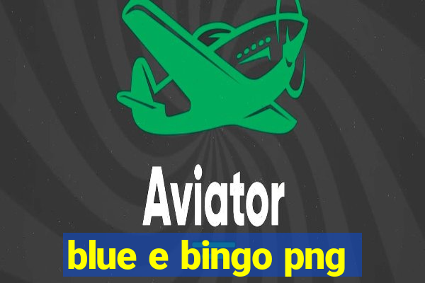 blue e bingo png