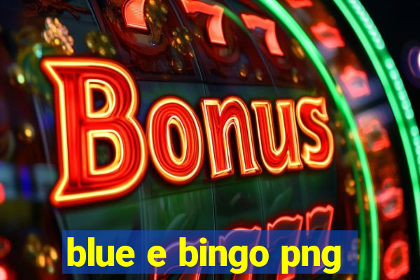 blue e bingo png