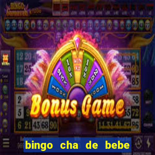 bingo cha de bebe cartelas para imprimir