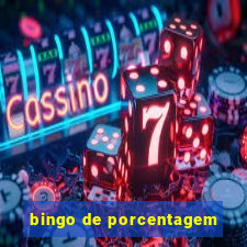 bingo de porcentagem