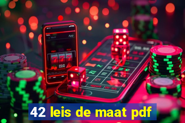 42 leis de maat pdf