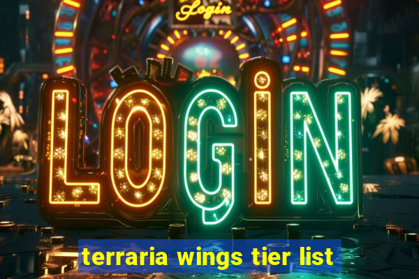 terraria wings tier list