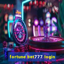 fortune bet777 login