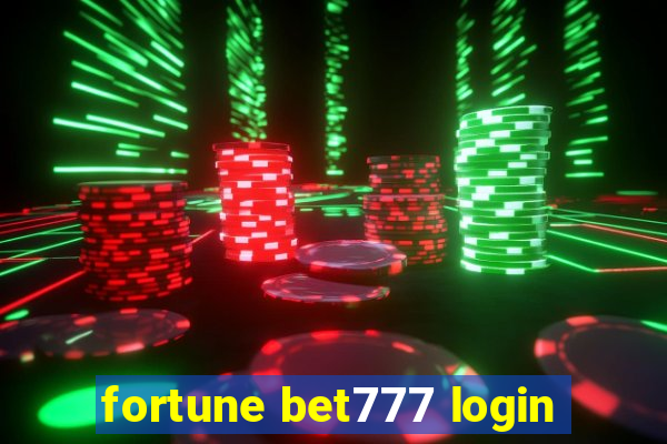 fortune bet777 login