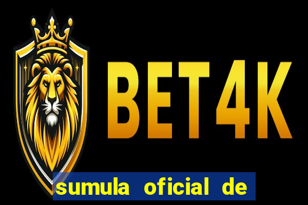 sumula oficial de futebol 7 society excel