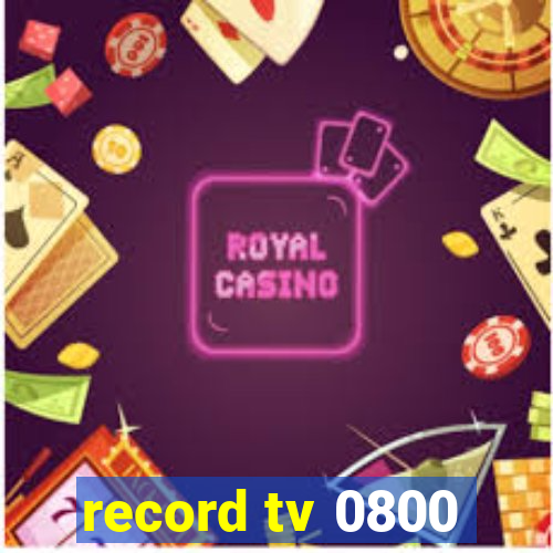 record tv 0800