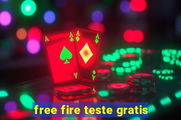 free fire teste gratis