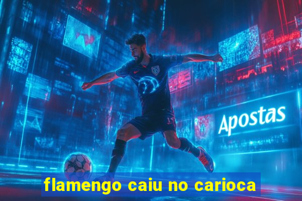 flamengo caiu no carioca