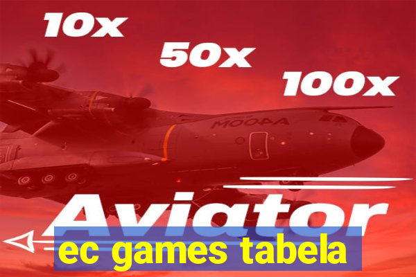 ec games tabela