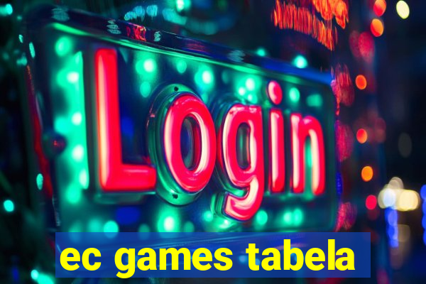 ec games tabela