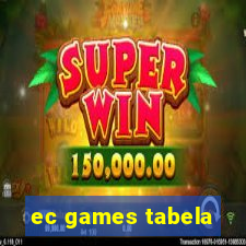 ec games tabela