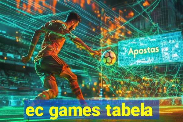 ec games tabela