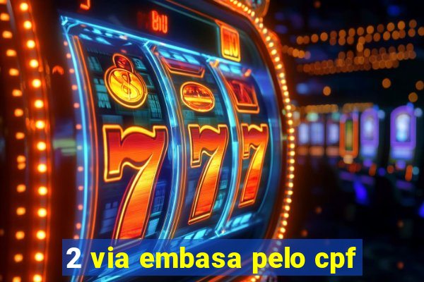 2 via embasa pelo cpf