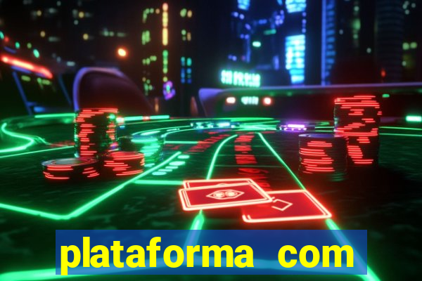 plataforma com chuva de dinheiro