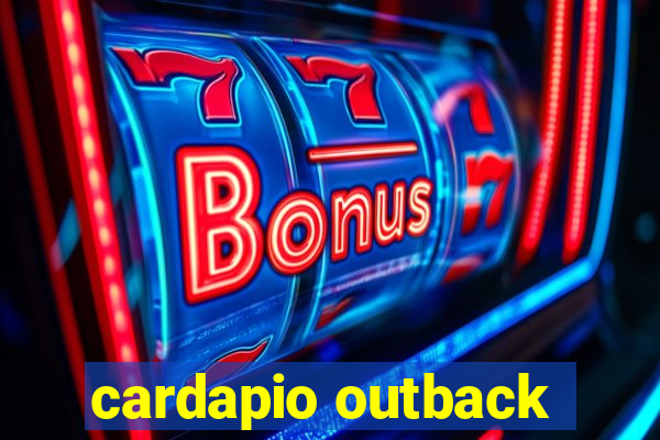 cardapio outback