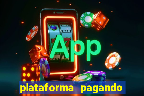 plataforma pagando bonus no cadastro