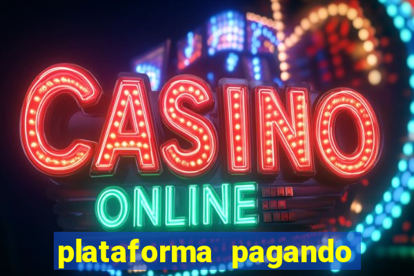 plataforma pagando bonus no cadastro