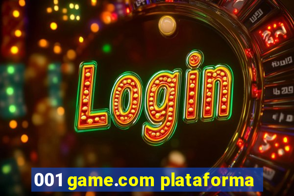 001 game.com plataforma