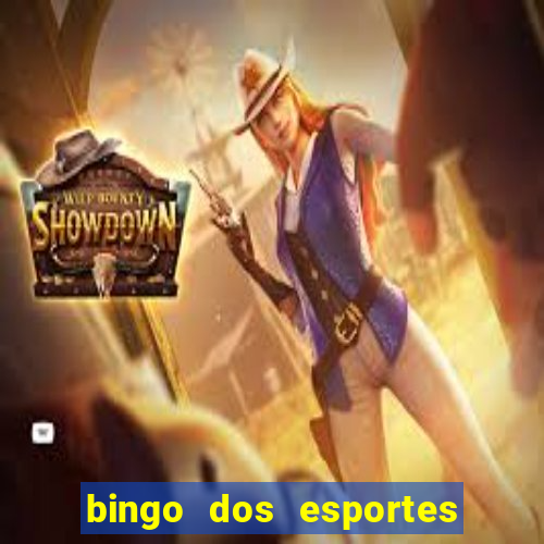 bingo dos esportes para imprimir