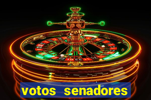 votos senadores impeachment moraes