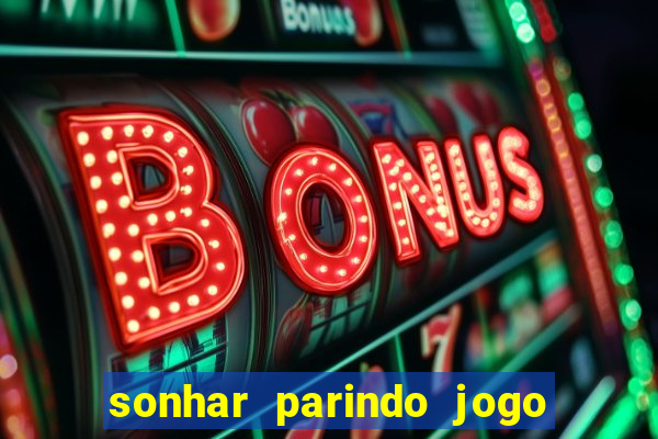 sonhar parindo jogo do bicho