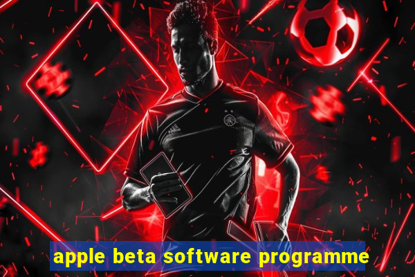 apple beta software programme