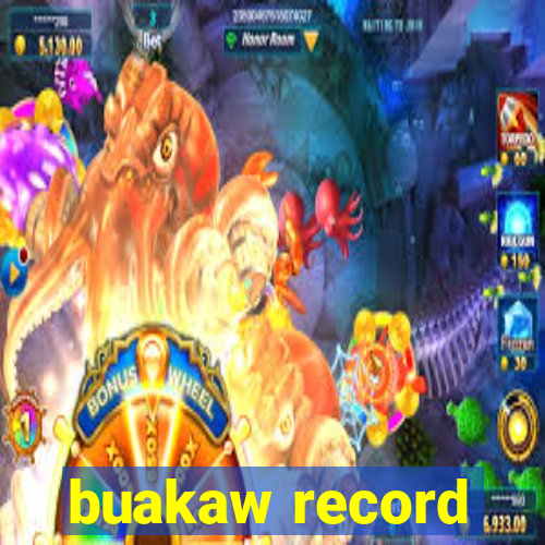 buakaw record