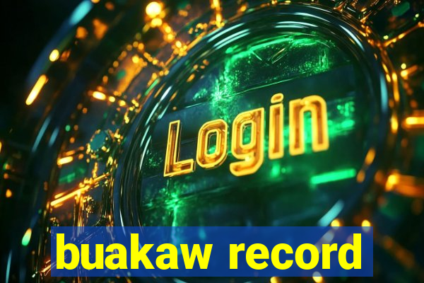 buakaw record