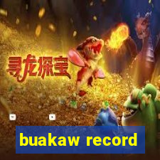 buakaw record