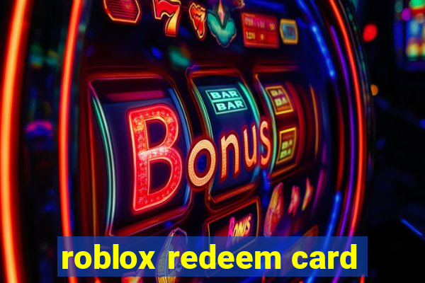 roblox redeem card